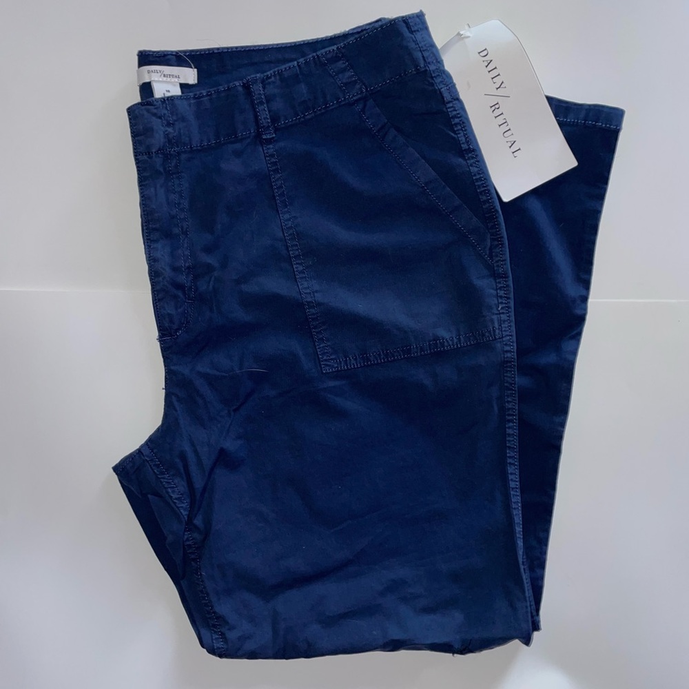 Daily Ritual Deep Blue Trousers
